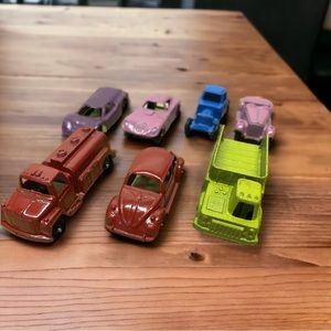 Lot Of 7 Vintage Tootsie Toys Cars And Trucks